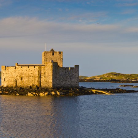 Remote castle on the Hebridean coast on The Carter Company Scottish cycling holiday