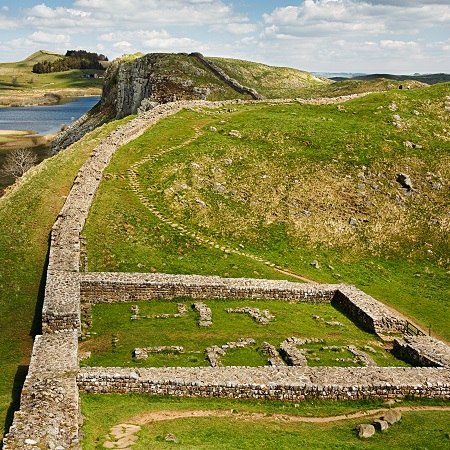 Milecastle 39 on Hadrian's Wall, as seen on our UK luxury walking holiday along Hadrian's Wall